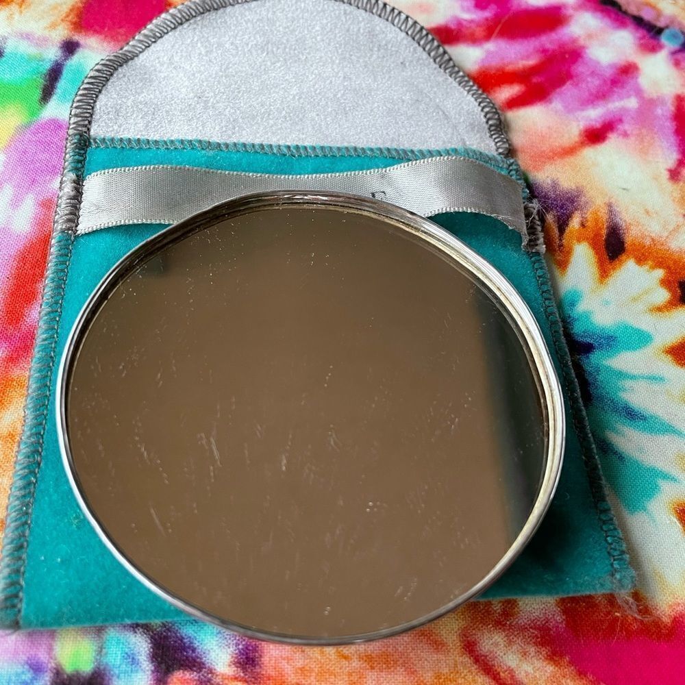 1930’S inspired VINTAGE TOWLE purse mirror with dust bag - Picture 7 of 9